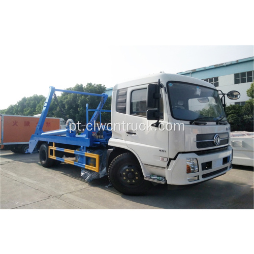 Caminhão de lixo luxuoso do braço do balanço de DONGFENG CUMMINS 180hp